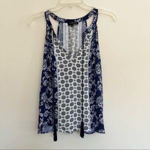 TIMING Tassel Tie Tank Top S